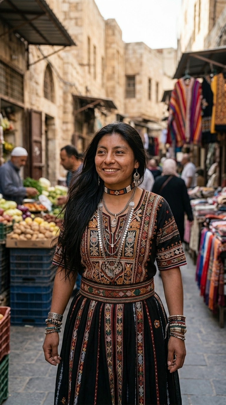 Traditional Street Lifestyle Portrait