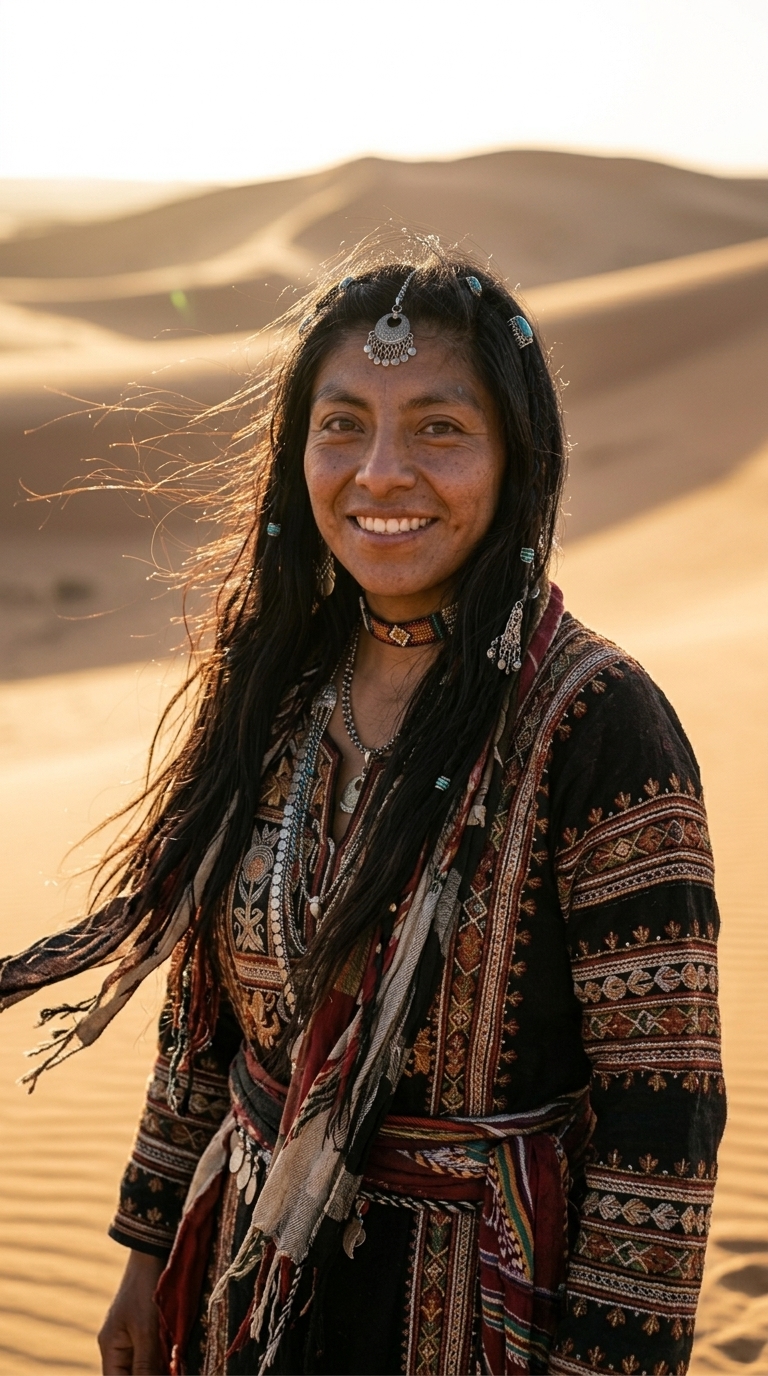 Cultural Heritage Portrait Close-up